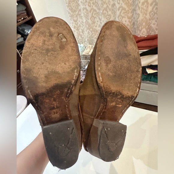 H by Hudson suede and leather Horrigan booties 38 - Picture 10 of 11